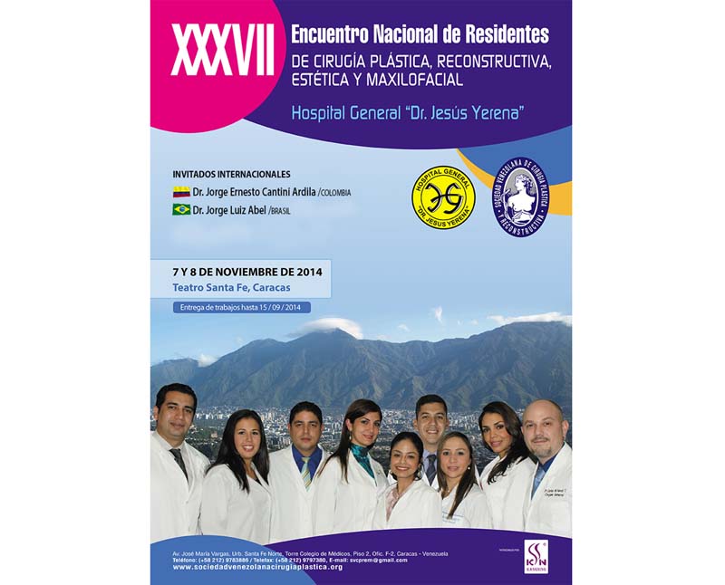 XXXVII Encuentro Nacional de Residentes de Cirugía Plástica, Hospital General “Dr. Jesús Yerena”