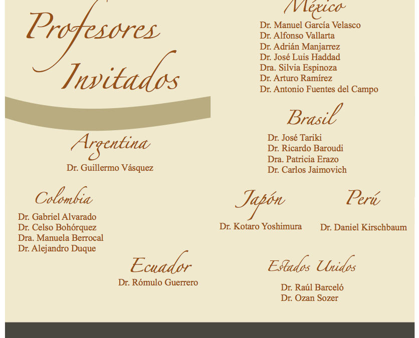 X Congreso Regional de Centroamérica y El Caribe de Cirugía Plástica – FILACP: Guatemala Febrero 2015