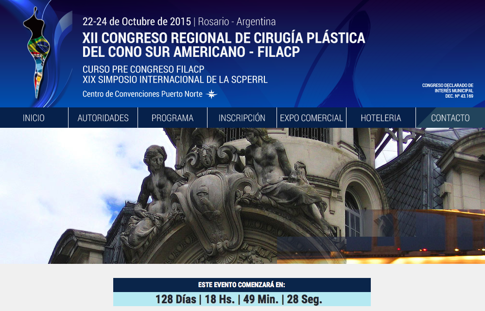 XII Congreso Regional de Cirugía Plástica del Cono Sur Americano- FILACP 2015
