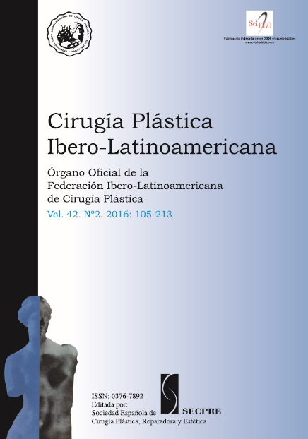 Nuevo número de la revista Cirugía Plástica Ibero-Latinoamericana