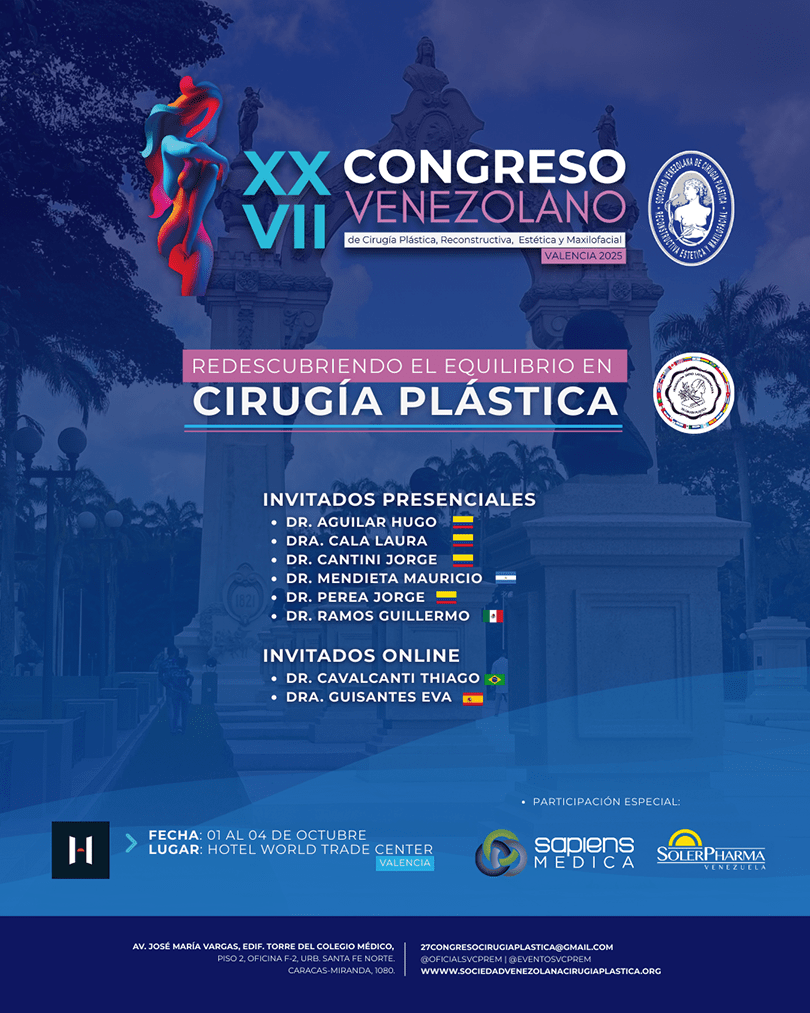 XXVII CONGRESO VENEZOLANO CIRUGÍA PLÁSTICA