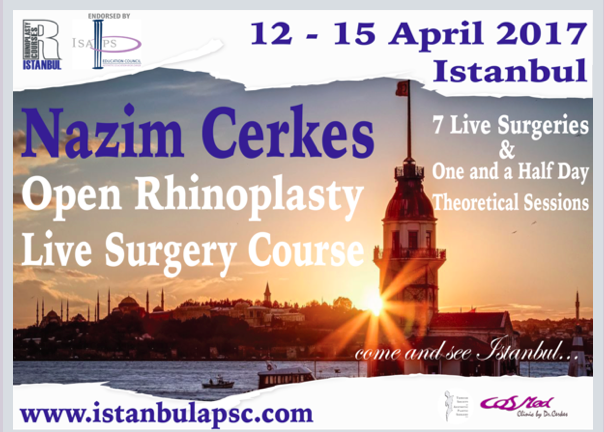 “Open Rhinoplasty Live Surgery Course” , 12-15 de abril de 2017.