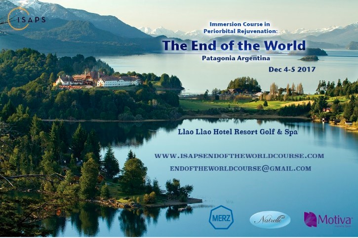 Immersion Course in Periorbital Rejuvenation and Beyond – December 4-5, Patagonia – Argentina