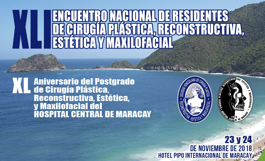XLI Encuentro Nacional de Residentes de Cirugía Plástica, Reconstructiva, Estética y Maxilofacial, 23 y 24 de noviembre