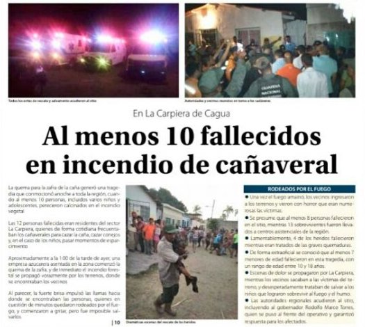 Manifiesto de pesar por la tragedia ocurrida en Cagua – Edo. Carabobo