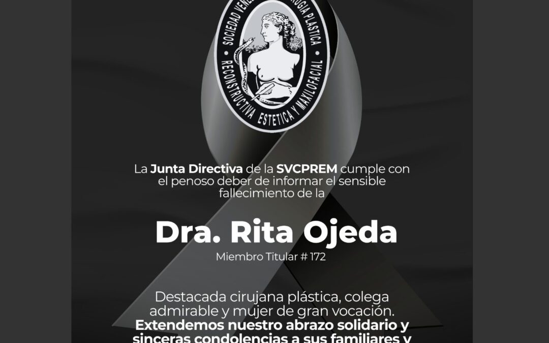 Obituario de la Dra. Rita A. Ojeda M., Miembro Titular de nuestra Sociedad